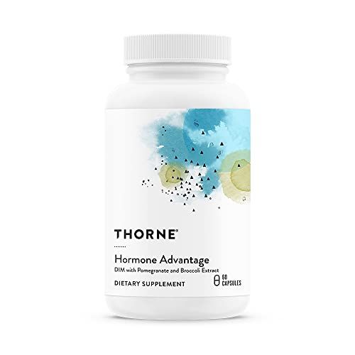 THORNE Hormone Advantage - (Formerly DIM Advantage) Estrogen Support &amp; Hormone Balance for Men &amp; Women - Featuring DIM and Pomegranate Extract - 60 Capsules