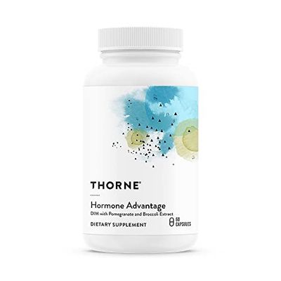 THORNE Hormone Advantage - (Formerly DIM Advantage) Estrogen Support &amp; Hormone Balance for Men &amp; Women - Featuring DIM and Pomegranate Extract - 60 Capsules