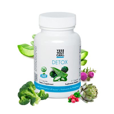 Yes You Can! Natural Detox Pills - Diuretic Cleanse with Electrolytes &amp; Vitamins - Helps with Water Retention - Gluten-Free, 21 Capsules