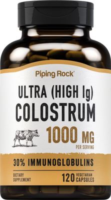 Piping Rock Colostrum Supplement | 1000 mg | 120 Capsules | Immunoglobulin | Non-GMO, Gluten Free