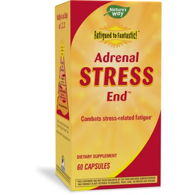 Nature&#39;s Way Fatigued to Fantastic! Adrenal Stress End, Stress-related Fatigue Support*, 60 Count