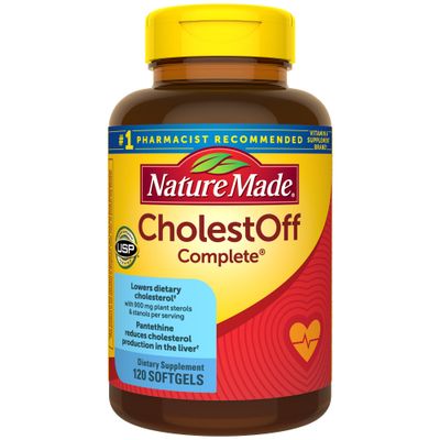 Nature Made CholestOff Complete, 120 Softgels, 20 Day Supply