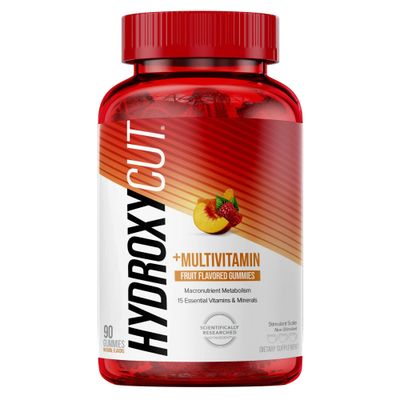 Hydroxycut Gummies - 99% Caffeine Free - Metabolize Carbs, Proteins &amp; Fats - Includes 15 Essential Vitamins &amp; Minerals - for Women &amp; Men