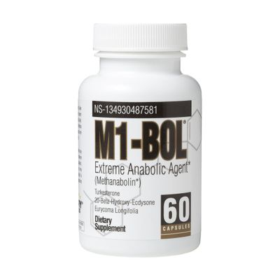 M1-BOL Avry Labs Extreme Anabolic Supplement - Dietary Supplement w/Turkesterone to Support Muscle Growth, Strength, Recovery &amp; Naturally Support Optimal Testosterone Levels - Vegan, 60 Capsules