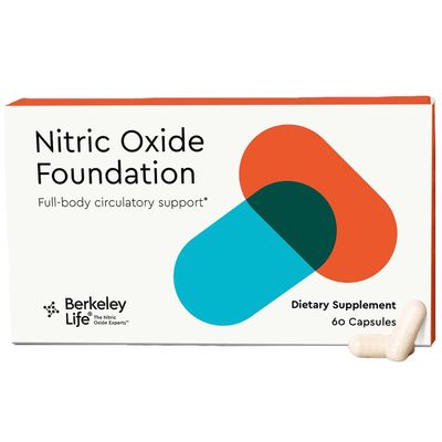 Berkeley Life Professional - Nitric Oxide Booster &amp; Support Supplement with Organic Beetroot Powder - Helps Maintain Healthy Blood Pressure - Support Circulation &amp; Cardiovascular Health - 60 Capsules
