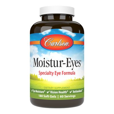 Carlson Moistur-eyes, 180 Softgels