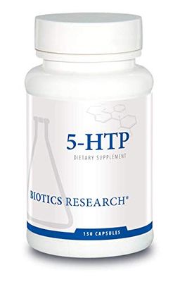 Biotics Research 5HTP 50mg 5HTP Brain Health Promotes Calm Relaxed Mood Overall Sense of Well Being. Serotonin Production. 150 Capsules