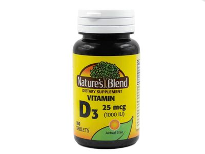 NAT B VIT D3 TB 1000IU 100 by Nature&#39;s Blend