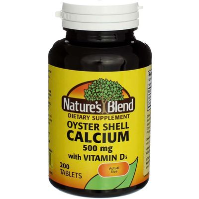 Nature's Blend Oyster Shell Calcium with D3 200 Tabs