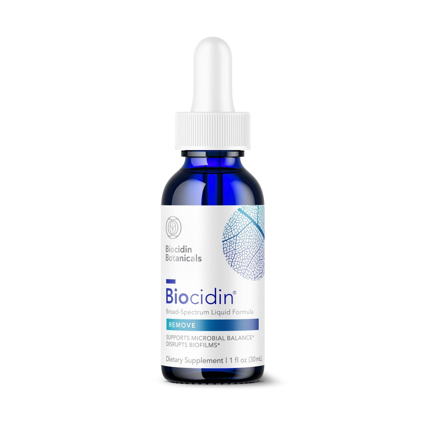 Biocidin Liquid Formula - Gut Cleanse Process &amp; Immune Support Supplement - Supportive Biofilm Disruptor to Promote Digestive Health &amp; Microbial Balance - 18 Botanical &amp; Essential Oil Blend (1 oz)