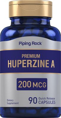 Piping Rock Huperzine A Supplement | 200mcg | 90 Capsules | Non-GMO, Gluten Free