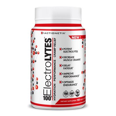 ACTIONETIX Electrolytes (100 caps) - Hydration Tablets - Electrolyte Replacement Pills for Quick &amp; Lasting Rehydration - Stimulant Free Electrolyte Capsules, Salt Capsules, Salt Tabs, Hydration Pills