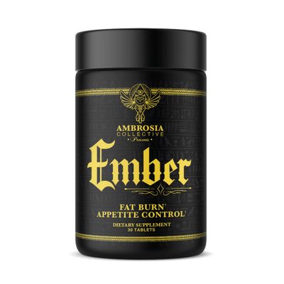 Ambrosia Ember Thermogenic Fat Burner &amp; Appetite Support Supplement Pills for Healthy Weight Management, Appetite Support for Men and Women with CapsiMax, African Mango, and CoQ10