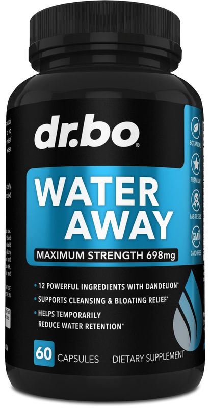 Water Pills Diuretics for Water Retention - Natural Water Away Pills Herbal Diuretic Supplements for Stomach Bloating &amp; Leg Swelling Relief - Reduce Fluid Pill Bloat for Swollen Legs &amp; Feet Supplement