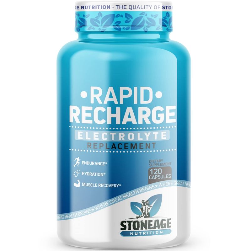 Electrolyte Pills - 120 Capsules - Support for POTS Syndrome, Salt Tablets - Keto Electrolytes Supplements, Rapid Hydration, Endurance, Dehydration Recovery - GMO &amp; Gluten Free