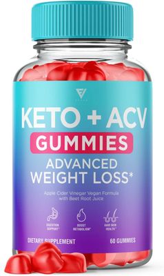 Keto ACV Gummies Advanced Weight Loss Belly Fat Burners Product Works Fast, ACV Keto Gummy Detox Cleanse Diet Apple Cider Vinegar Metabolism(60 Count)