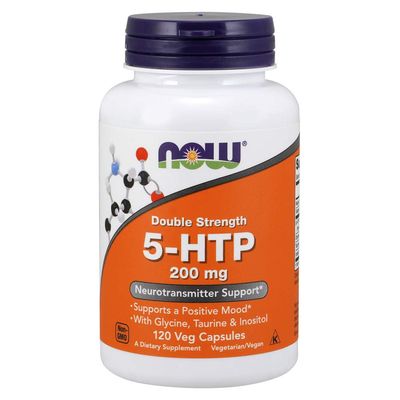 Now Foods 5-HTP 200 mg, 120 Vegetable Capsule