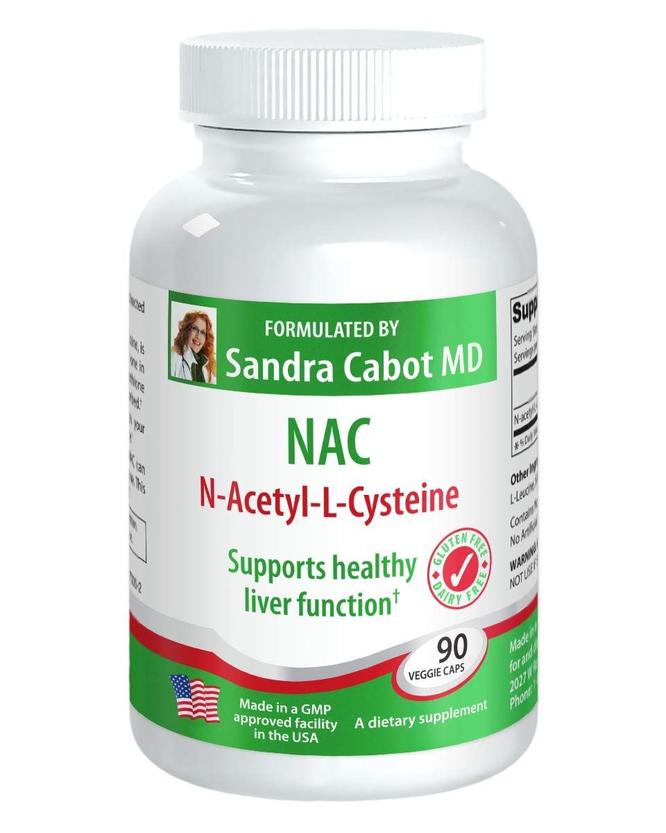 Liverdoctor NAC 600 mg Capsules - N Acetyl Cysteine 600 mg (90 Capsules)