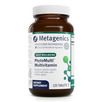 Metagenics PhytoMulti Multivitamin Without Iron - Daily Multivitamin for Overall Health &amp; Aging - 20+ Essential Vitamins &amp; Minerals - with Vitamin B6, Lutein, Zeaxanthin &amp; More - 120 Tablets