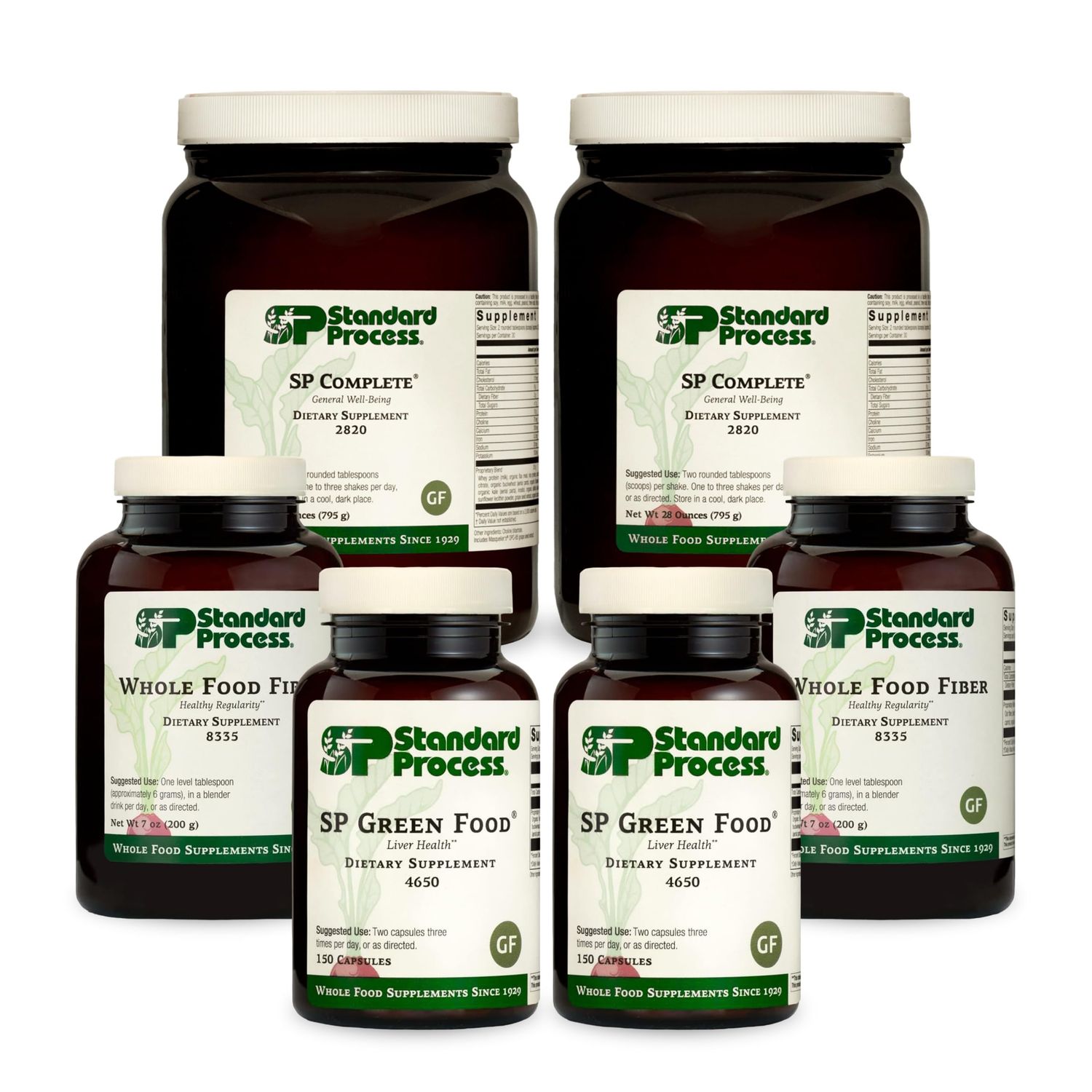 Standard Process Purification Kit with SP Complete and Whole Food Fiber - Detox and Liver Support with Milk Thistle, Whey Protein, Fiber, Choline, and Calcium
