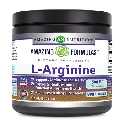 Amazing Formulas L-Arginine Powder Supplement | Non-GMO | Gluten Free | Made in USA (2.2 Lb)