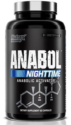 Anabol PM Nighttime Muscle Builder &amp; Sleep Aid | Anabolic Muscle Building Supplement | Clinically Researched RIPFACTOR, Epicatechin &amp; More | Post Workout Muscle Recovery &amp; Strength - 60 Pills
