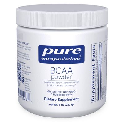 Pure Encapsulations BCAA Powder | Hypoallergenic Supplement to Support Muscle Function During Exercise | 8 Ounces