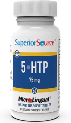 Superior Source 5-HTP 75mg. (60 Tablets)