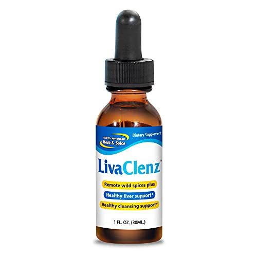 North American Herb &amp; Spice LivaClenz - 1 fl. oz. - Wild Spice Oils - Healthy Liver &amp; Gallbladder Support - Non-GMO - 24 Servings