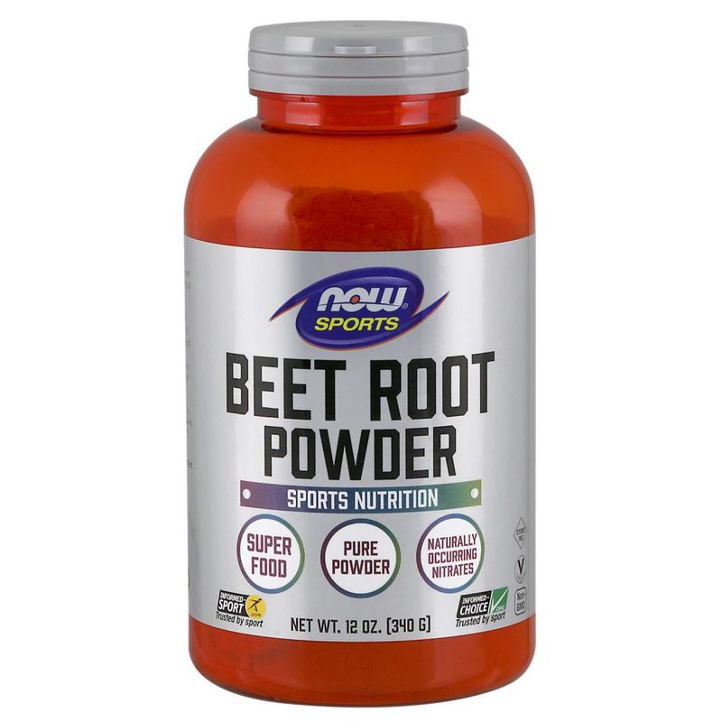 NOW Foods Sports Nutrition, Beet Root Powder, Super Food With Naturally Occurring Nitrates, 12-Ounce