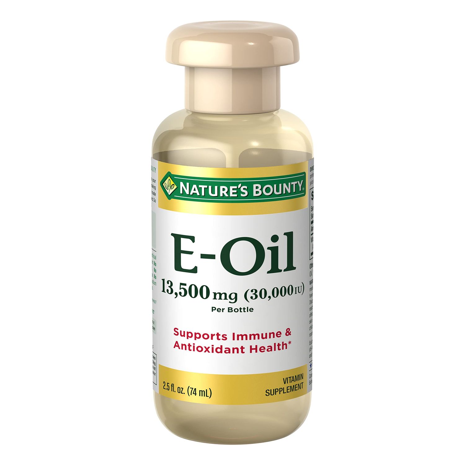 Natures Bounty Vitamin E Oil, Supports Immune &amp; Antioxidant, 30,000IU Vitamin E, Topical or Oral, 2.5 fl Oz