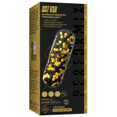 PERFORMIX - SST V3X - Pre Workout - 350 mg Caffeine - Energy Supplements - No Crash - Fitness Goals - Nootropic - Timed-Release for All Day Focus, Mood &amp; Energy Boost - Men &amp; Women - 60 Capsules