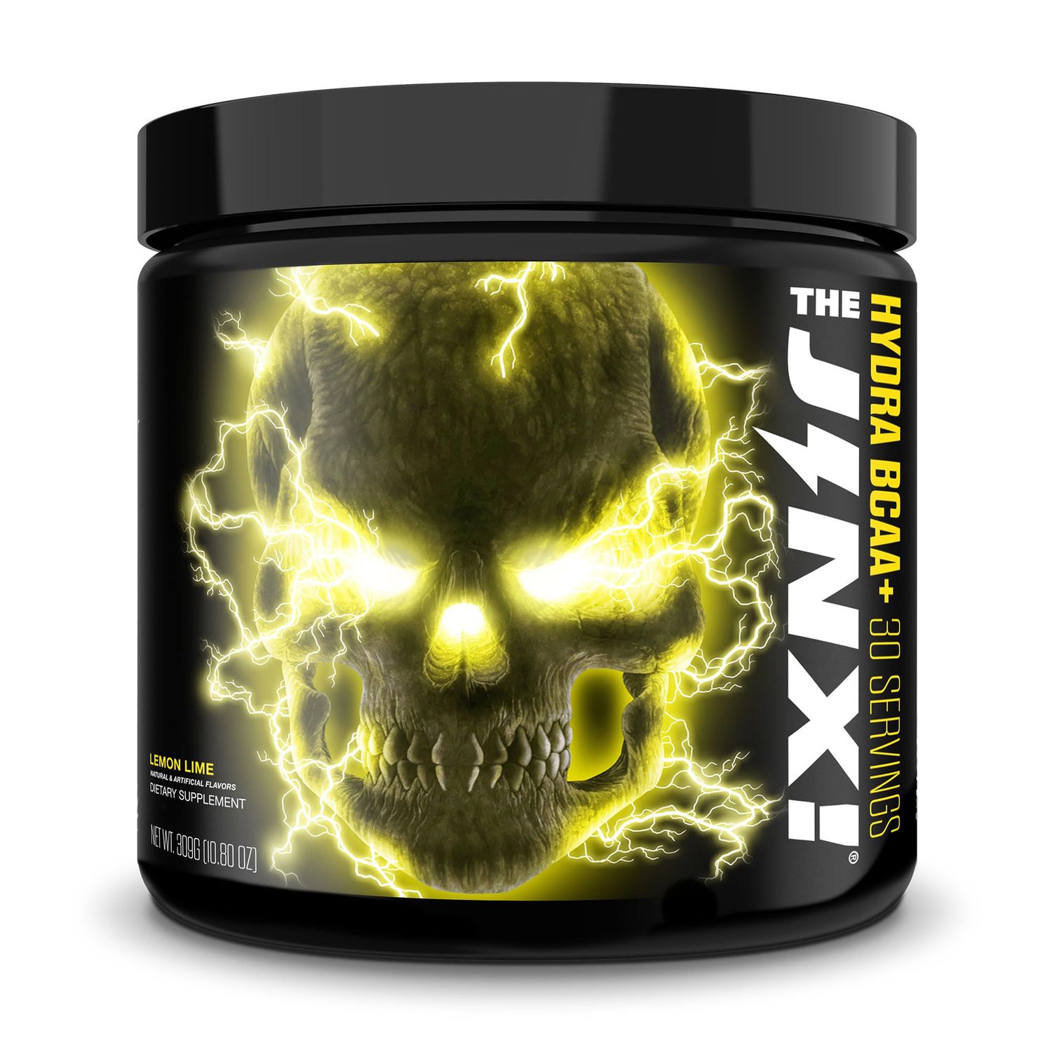 JNX SPORTS The Jinx! Hydra BCAA+ Post Workout Recovery Drink - Hydration with Electrolytes for Men &amp; Women - 30 Serving, Lemon Lime