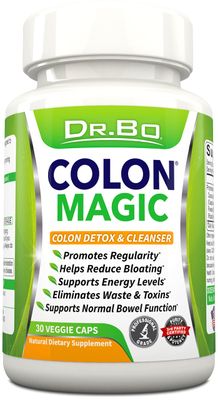 Colon Cleanse Detox Formula - Natural Bowel Cleanser Pills for Intestinal Bloating &amp; Fast Digestive Cleansing - Daily Constipation Relief Supplement Gut, Belly, Stomach - Women Men Herbal Weight Flush