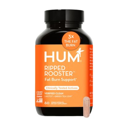 HUM Ripped Rooster - Natural Green Tea Supplement to Boost Metabolism, Control Cravings, Burn Fat &amp; Support a Healthy Diet &amp; Weight Management (60-Count)