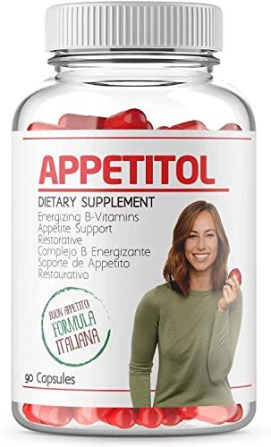 CJ Labs Appetitol Appetite-Weight Gain Capsules Natural Appetite and Weight Gain Stimulant for Underweight Children Fortified with Vitamins B1,B2,B3,B5,B6,B12,Folic Acid , Iron, Zinc