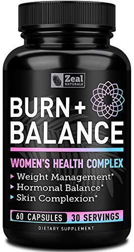 Zeal Naturals Weight Loss Support for Women + Daily Balance Vitmains (Iron, Vitamin D, Setria, Folate) Premium Diet Support Pills for Women+ Multivitamin and Hormone Support