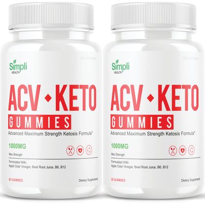 IDEAL PERFORMANCE (2 Pack) Simpli ACV Ketos Gummies Simpli Health Gummies Simplihealth Gummies Simply Acc (120 Gummies)
