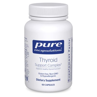 Pure Encapsulations Thyroid Support Complex - Supports Thyroid Health* - Antioxidant Infusion - with Ashwagandha &amp; Iodine - Non-GMO &amp; Vegetarian - 60 Capsules