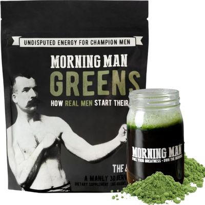 Best Tasting Greens Probiotic Superfood Mix, 95mg Caffeine, Kick Start Your Morning, 75+ Vitamins, Green Tea &amp; Coffee Extracts, Digestive Enzymes, Gluten Free, Vegan, Energy, Gut Health, 30 Servings