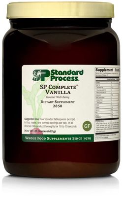 Standard Process Complete Vanilla-Whole Food Nutrition with Amino Acids,Immune Support and Antioxidant Support with Rice Protein,Grapeseed Extract,and Choline-Vegetarian,Vanilla-23 Ounce, 23 Servings