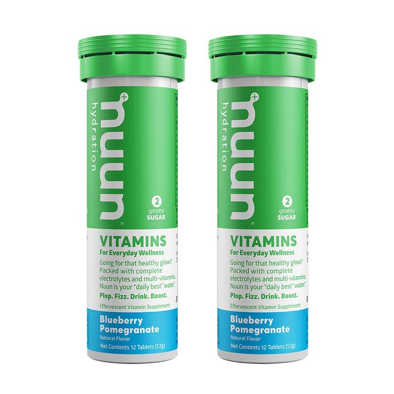 Nuun Vitamins: Blueberry Pomegranate Hydration Supplement (2 Tubes of 12 Tabs)2