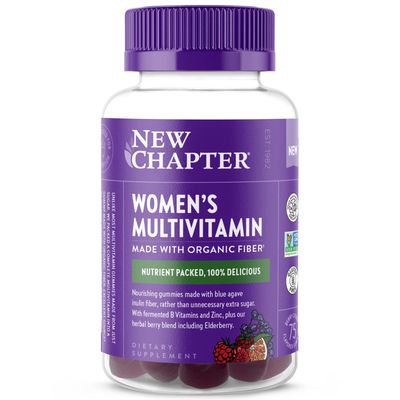 New Chapter Womens Multivitamin Gummies - 66% Less Sugar, Womens Gummy Vitamins with Vitamin C, D3 &amp; Zinc, Non-GMO, Gluten Free, Berry-Citrus, 75ct