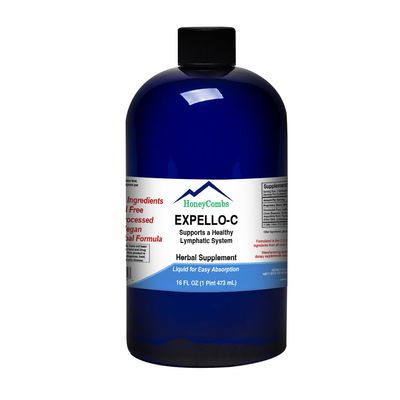 Expello-C - Ultimate Cellular Detox - Cleanse and Detox - Echinacea, Goldenseal &amp; Red Clover Supplement - Alcohol-Free Liquid Liver Cleanse, Kidney Cleanse and System Booster, 16 Fl Oz.
