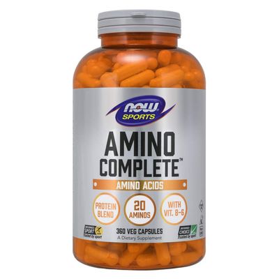 NOW Sports Nutrition, Amino CompleteTM with Vitamin B-6, 360 Count