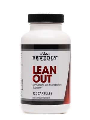 Beverly International Lean Out 120 caps. Fat Burner with Metabolic Support. Lipotropics. Choline, Carnitine, Chromium. Stimulant-Free Belly Fat Burner. Get Leaner. Use AM &amp; PM, Stackable Diet Pills.