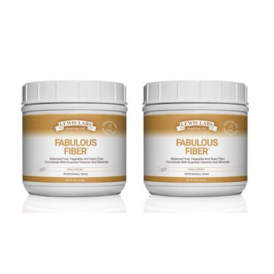 Lewis Labs Fabulous Fiber Powder Supplement | Delicious Quick Dissolve Daily Fiber Powder from Fruits, Vegetables &amp; Grains | Professional Grade Vitamins &amp; Minerals Proudly Made in The USA | 32 Ounces