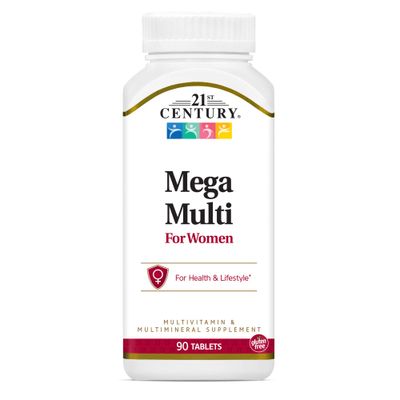 21st Century Mega Multi for Women, 90 Tablets