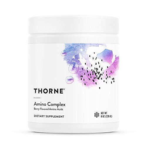 THORNE Amino Complex - Clinically-Validated EAA and BCAA Powder for Pre or Post-Workout - Promotes Lean Muscle Mass &amp; Energy Production - NSF Certified for Sport - 30 Servings - 8.0 Oz - Berry Flavor