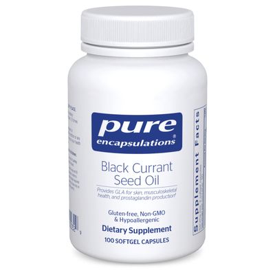 Pure Encapsulations Black Currant Seed Oil | Hypoallergenic Dietary Supplement | 100 Softgel Capsules